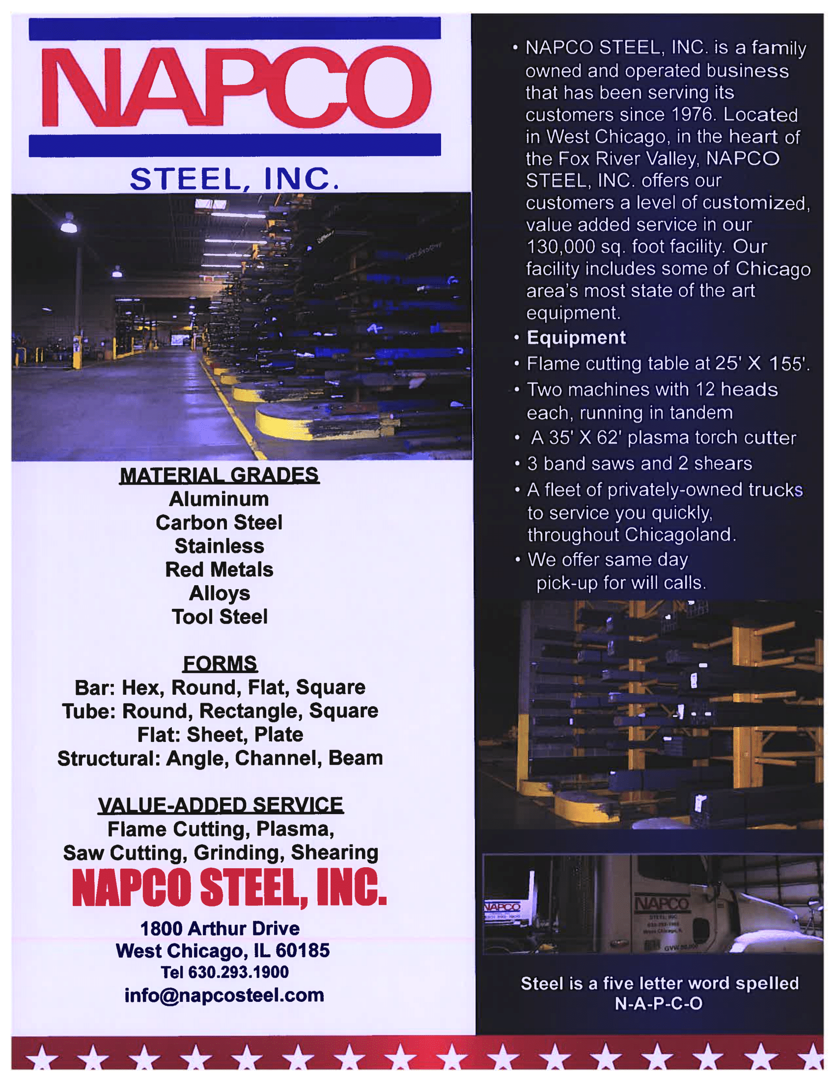 NAPCO STEEL-1